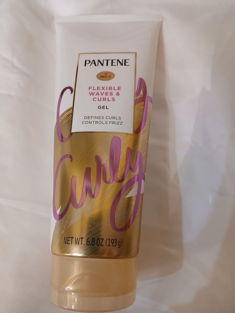 Pantene Flexible Waves & Curls Gel — White & Gold
